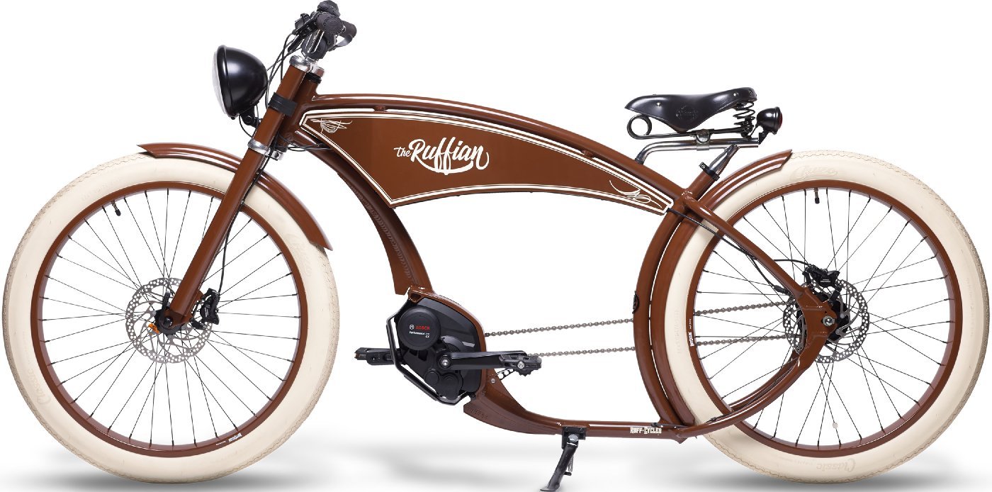 Ruff Cycles THE RUFFIAN vintage braun - 400 Wh - 2020 - 26 Zoll - Damen und Herren