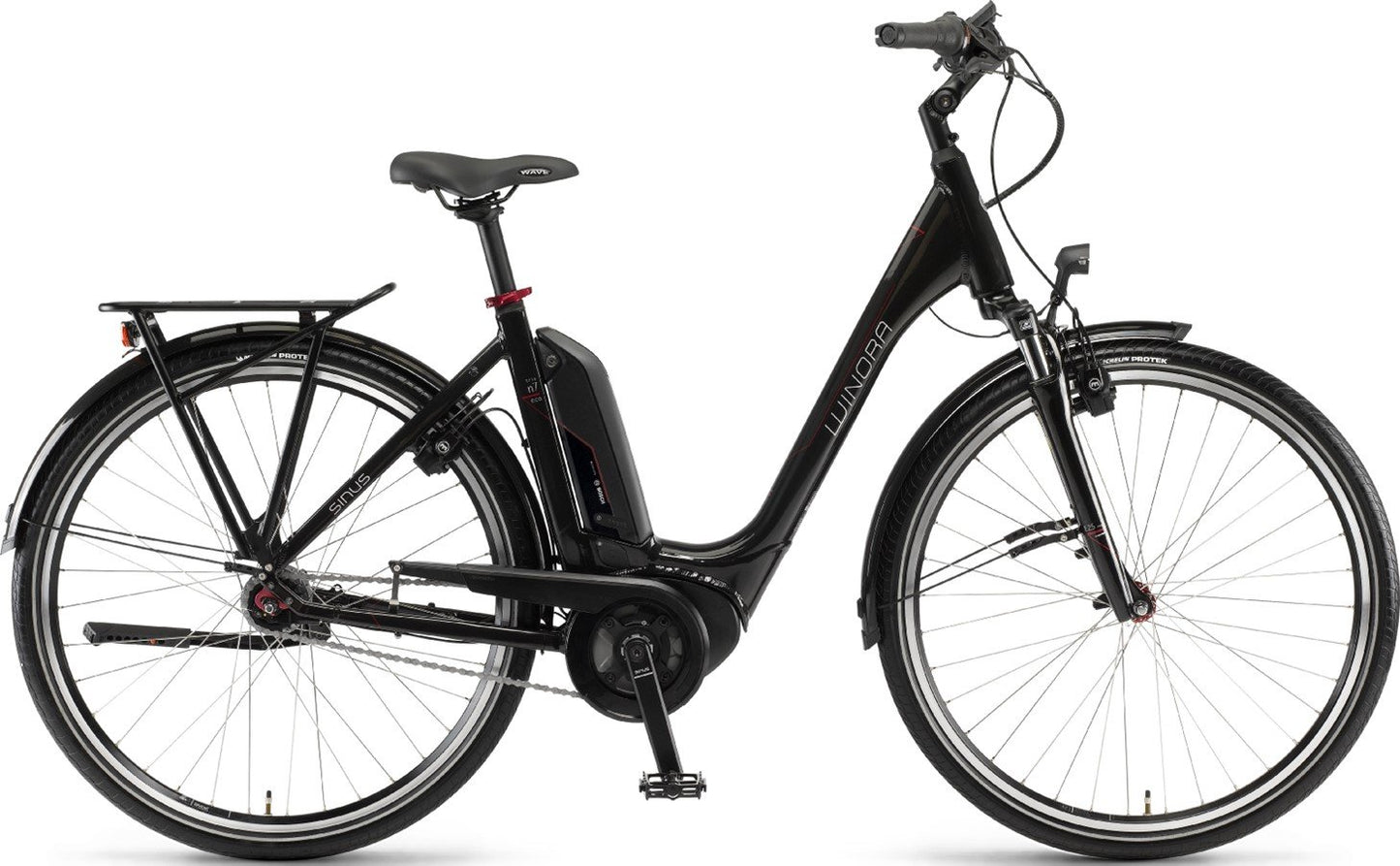 Winora Sinus Tria N7 eco - 400 Wh - 2021 - 28 Zoll - Tiefeinsteiger