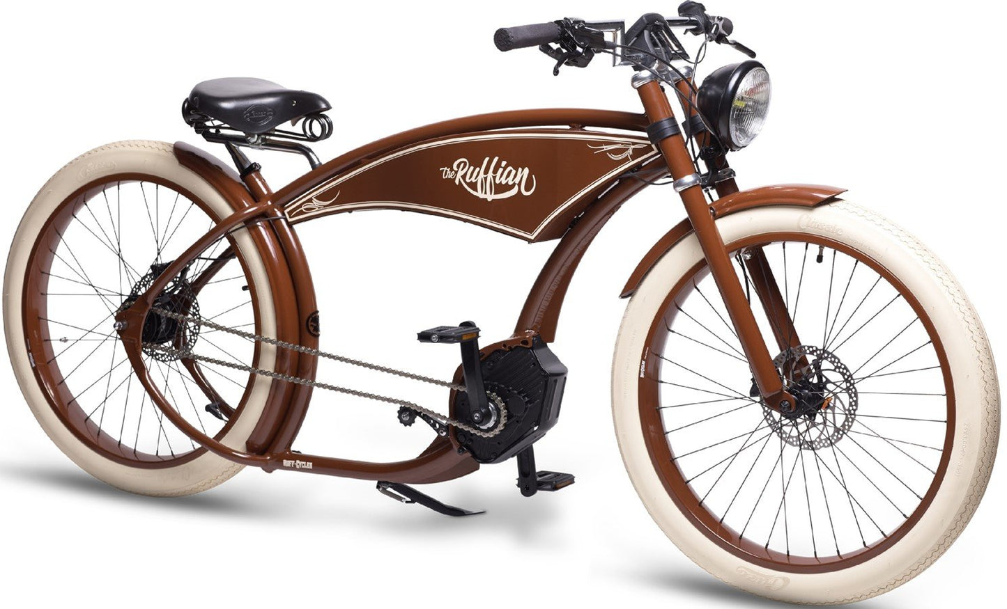 Ruff Cycles THE RUFFIAN vintage braun - 400 Wh - 2020 - 26 Zoll - Damen und Herren