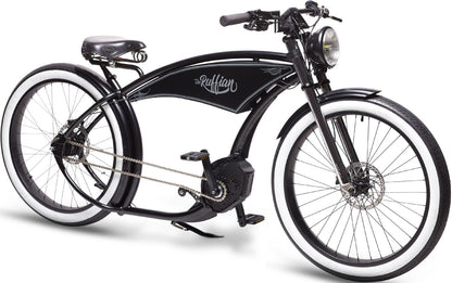 Ruff Cycles THE RUFFIAN schwarz - weißwand - 400 Wh - 2020 - 26 Zoll - Damen und Herren