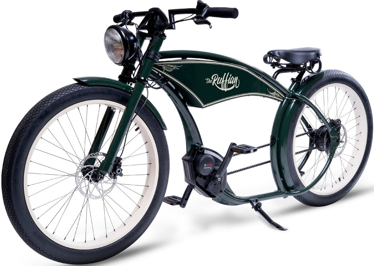Ruff Cycles THE RUFFIAN vintage grün - 400 Wh - 2020 - 26 Zoll - Damen und Herren
