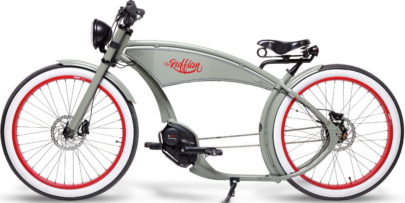 Ruff Cycles THE RUFFIAN zementgrau - 400 Wh - 2020 - 26 Zoll - Damen und Herren